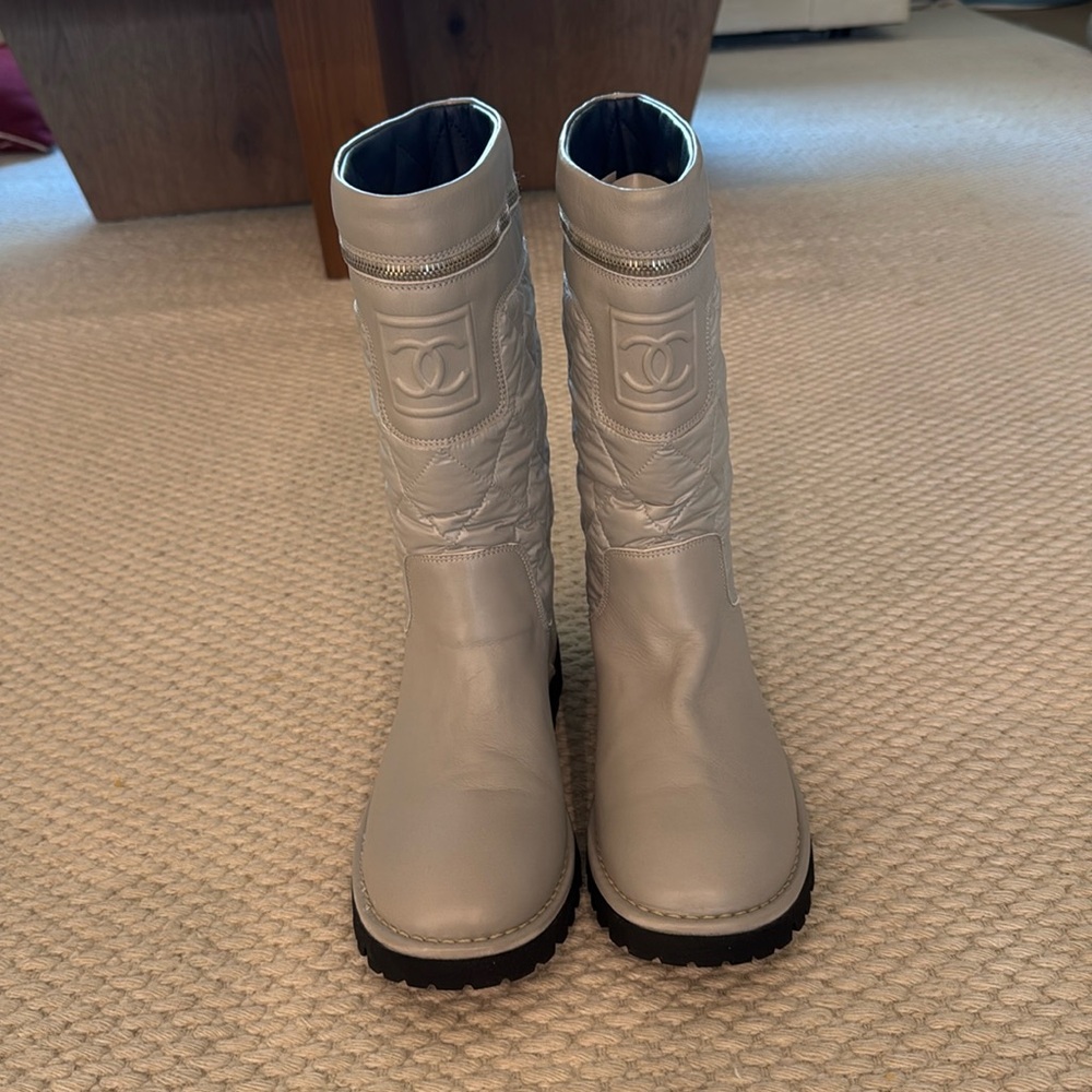 Brand New Chanel Quilted Boots